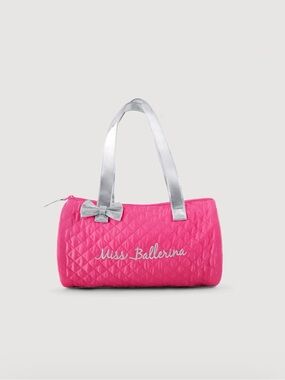 Bloch Pink Quilted 'Miss Ballerina' Dance Bag
